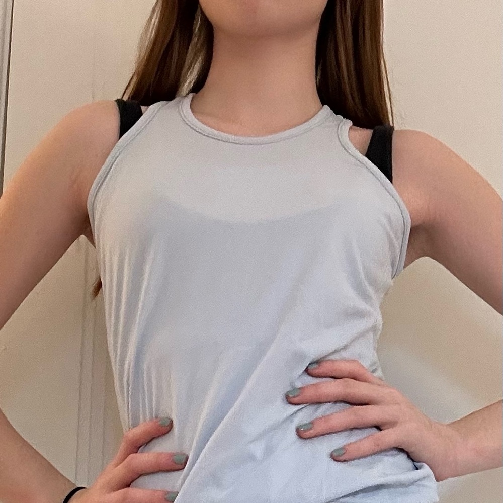 Blue tank top from athleta